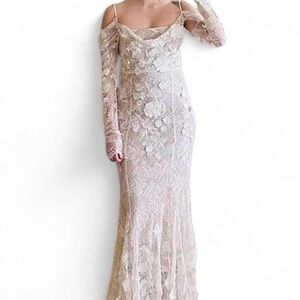 ASOS lace maxi dress